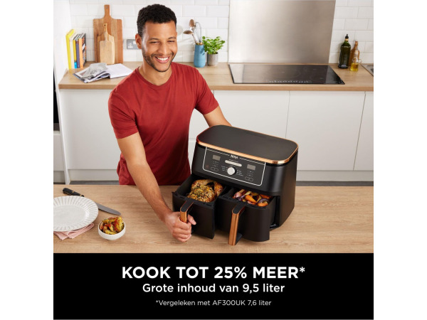 Ninja Foodi MAX Dual Zone Airfryer 9,5L (Schade) – foto 9 – kavel bij XL Auctions