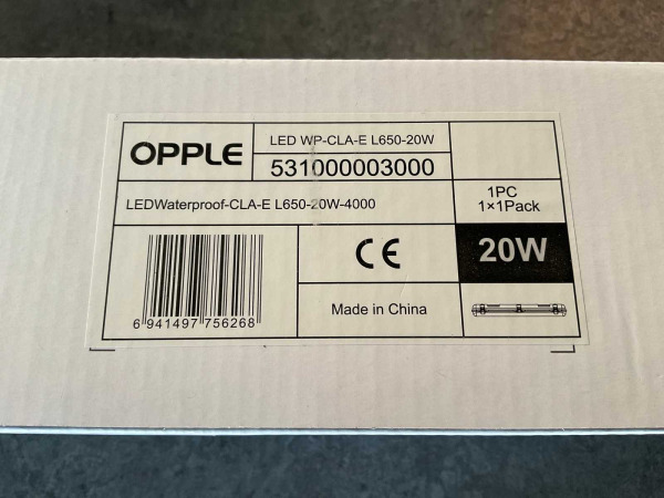 4x Opple armatuur 650mm LEDWaterproof 20W – foto 4 – kavel bij XL Auctions