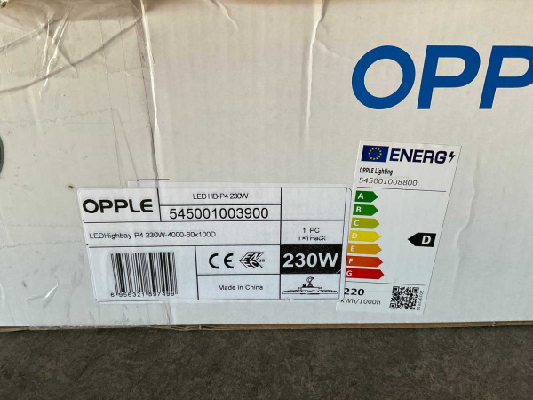 Opple halstraler LEDHighbay ø408mm statisch 230W – foto 3 – kavel bij XL Auctions