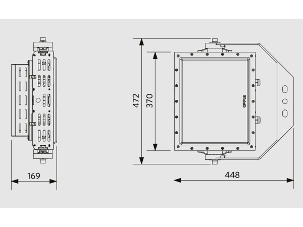 2x Opple schijnwerper LEDFloodHO 310W – foto 2 – kavel bij XL Auctions