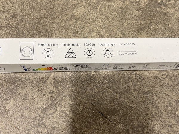 6x Opple LED-buis 3000K Performer 1200 T8 17W – foto 4 – kavel bij XL Auctions