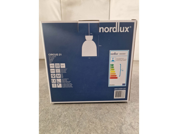 2x Nordlux hanglamp Ø21cm Circus wit – foto 4 – kavel bij XL Auctions