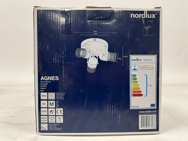 3x Nordlux plafondlamp 3-spot Agnes – foto 3 – kavel bij XL Auctions