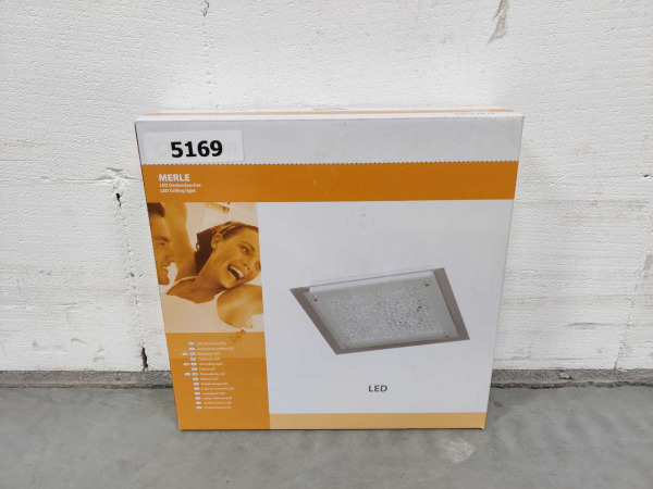3x Wofi plafondlamp led Merle 15W 3000K 230V – foto 2 – kavel bij XL Auctions