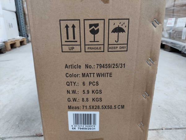 2x Lucide hanglamp buiten Tonga E27 wit – foto 5 – kavel bij XL Auctions
