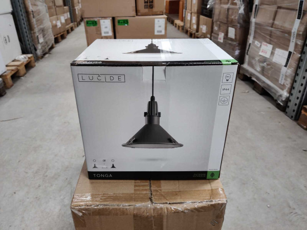 2x Lucide hanglamp buiten Tonga E27 wit – foto 7 – kavel bij XL Auctions