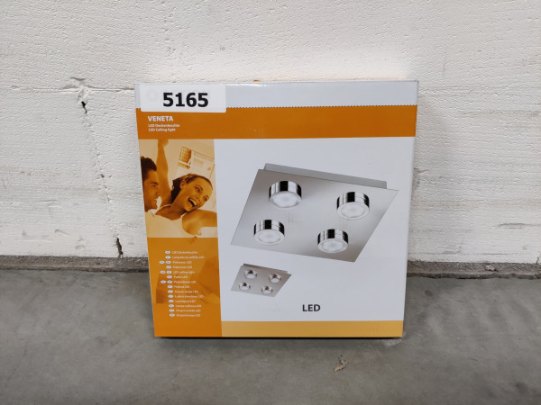 WOFI LED Plafondlamp VENETA – foto 4 – kavel bij XL Auctions