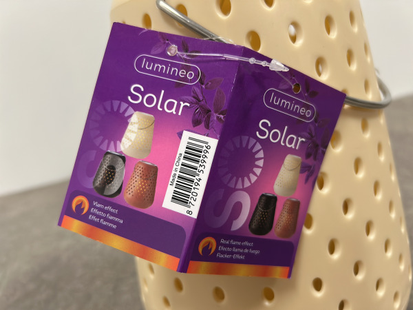 2x Lumineo solar lantaarn – foto 4 – kavel bij XL Auctions