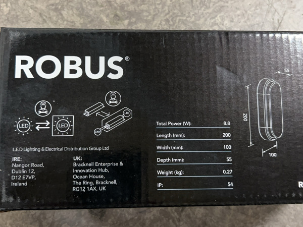 5x Robus schout ovaal 8W 3000K Ohio – foto 4 – kavel bij XL Auctions