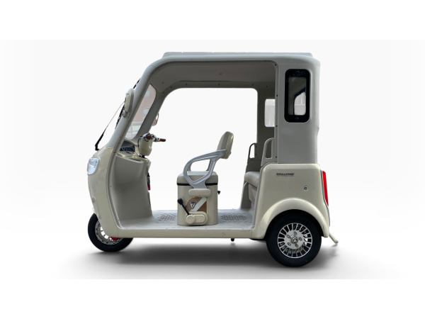 Elektrische tuk tuk scootmobiel - champagne 