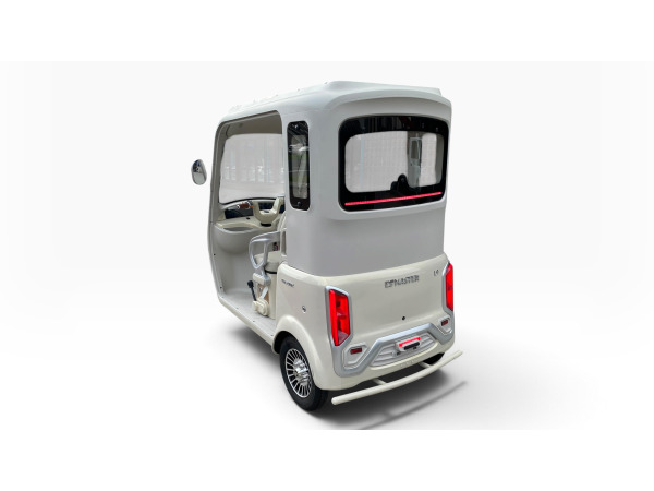 Elektrische tuk tuk scootmobiel - champagne – foto 4 – kavel bij XL Auctions