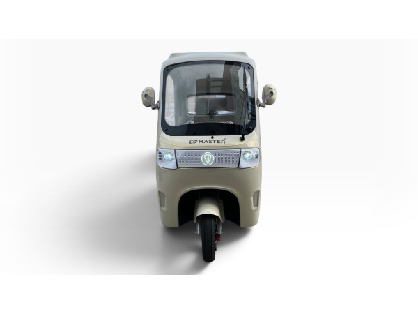 Elektrische tuk tuk scootmobiel - champagne – foto 6 – kavel bij XL Auctions
