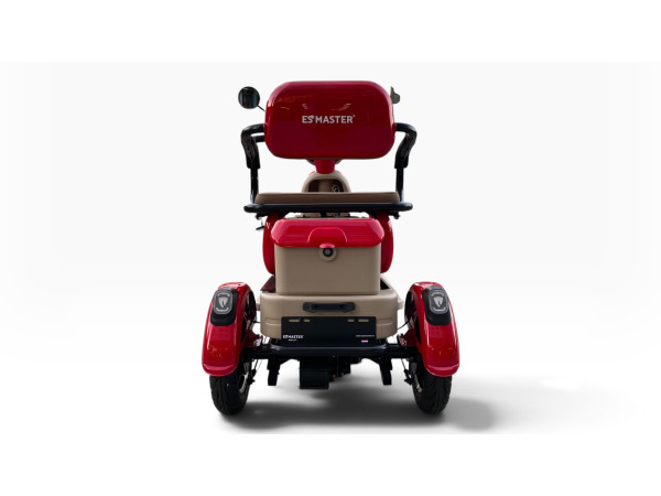 Elektrische scootmobiel - rood - 25 km/u – foto 3 – kavel bij XL Auctions