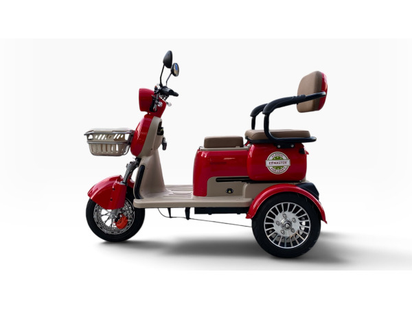 Elektrische scootmobiel - rood - 25 km/u – foto 6 – kavel bij XL Auctions