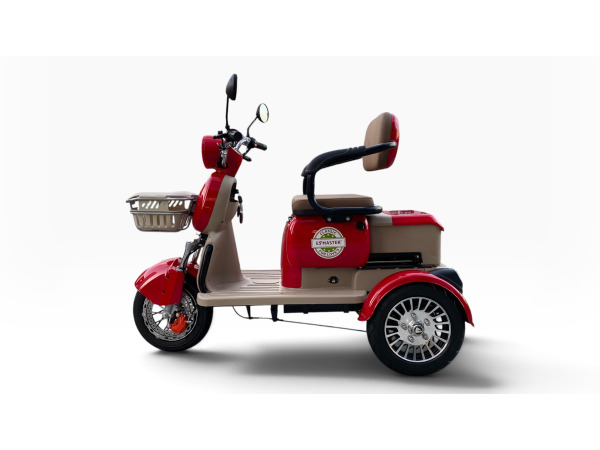 Elektrische scootmobiel - rood - 25 km/u – foto 7 – kavel bij XL Auctions