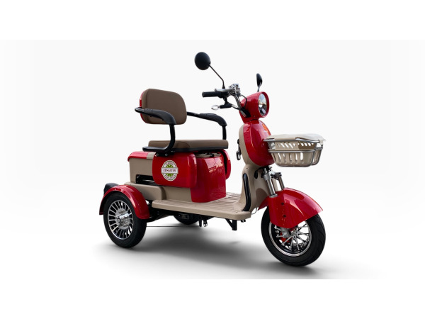 Elektrische scootmobiel - rood - 25 km/u – foto 8 – kavel bij XL Auctions