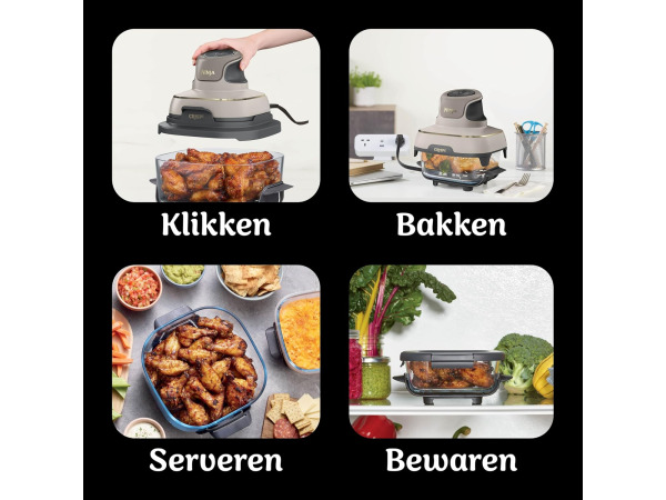 Ninja CRISPi Draagbare Airfryer 3,8L - 4-in-1 – foto 2 – kavel bij XL Auctions