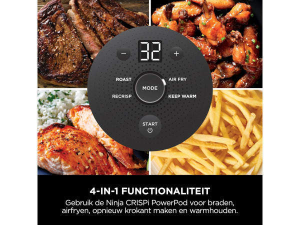 Ninja CRISPi Draagbare Airfryer 3,8L - 4-in-1 – foto 4 – kavel bij XL Auctions