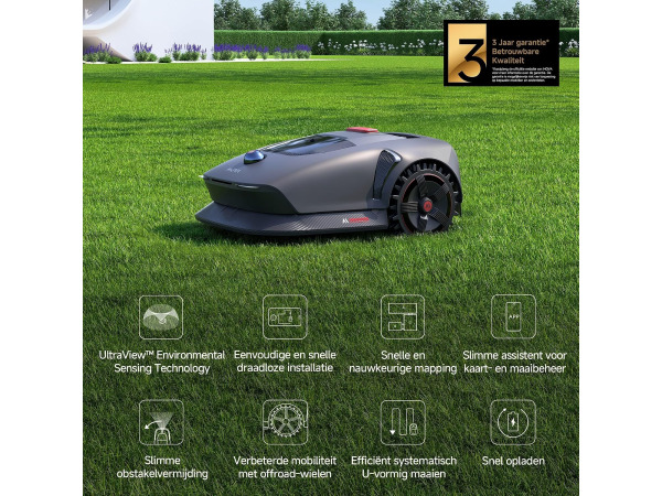 MOVA 1000 Robotmaaier | 1000m² | Offroad-wielen | 3D LiDAR – foto 2 – kavel bij XL Auctions