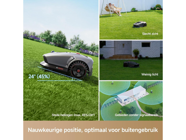 MOVA 1000 Robotmaaier | 1000m² | Offroad-wielen | 3D LiDAR – foto 5 – kavel bij XL Auctions