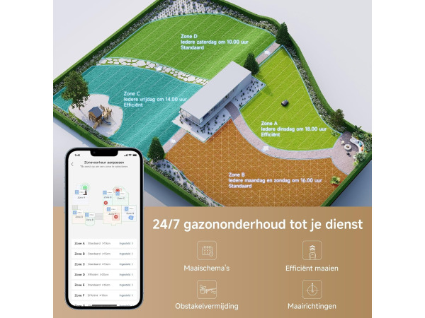 MOVA 1000 Robotmaaier | 1000m² | Offroad-wielen | 3D LiDAR – foto 6 – kavel bij XL Auctions
