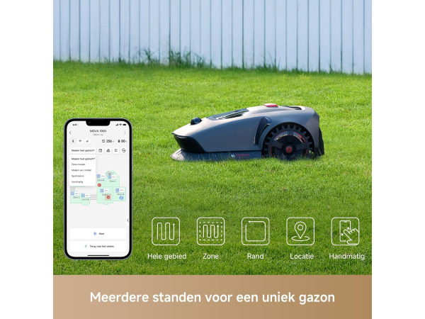 MOVA 1000 Robotmaaier | 1000m² | Offroad-wielen | 3D LiDAR – foto 8 – kavel bij XL Auctions