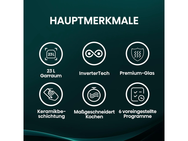Hisense H23MOBS4HI InverterTech Magnetron - 23L - 900W – foto 3 – kavel bij XL Auctions