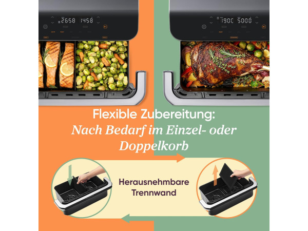 Cosori Dual Blaze Twinfry - Airfryer - 10L – foto 4 – kavel bij XL Auctions