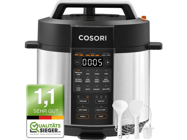 COSORI Snelkookpan - 9-in-1 - met 14 functies - 5,7L