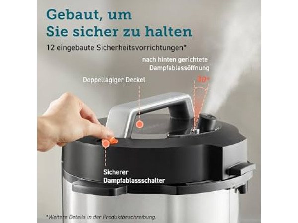 COSORI Snelkookpan - 9-in-1 - met 14 functies - 5,7L – foto 3 – kavel bij XL Auctions