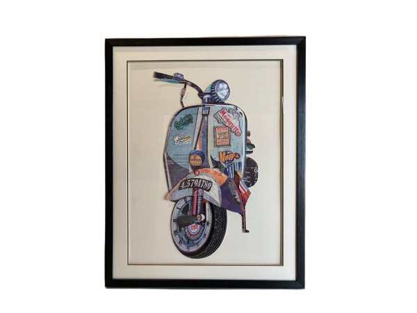 3D schilderij 'Vespa' – kavel bij XL Auctions