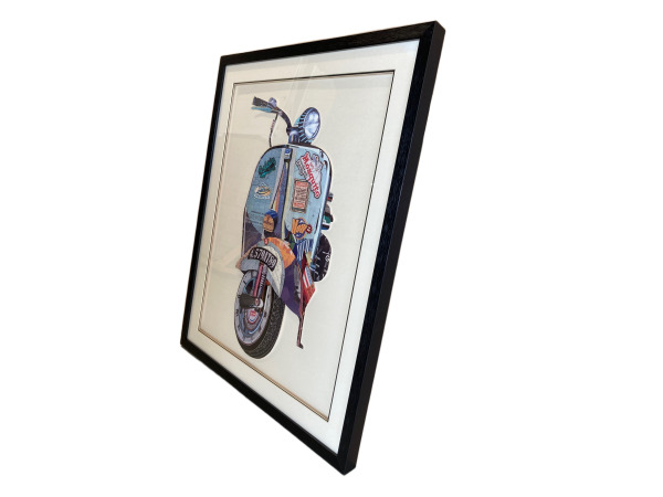 3D schilderij 'Vespa' – foto 2 – kavel bij XL Auctions