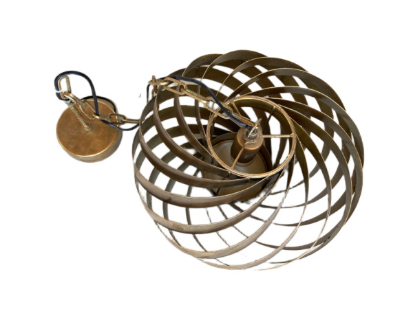 Plafondlamp 'messing' Ø 40 cm – foto 3 – kavel bij XL Auctions