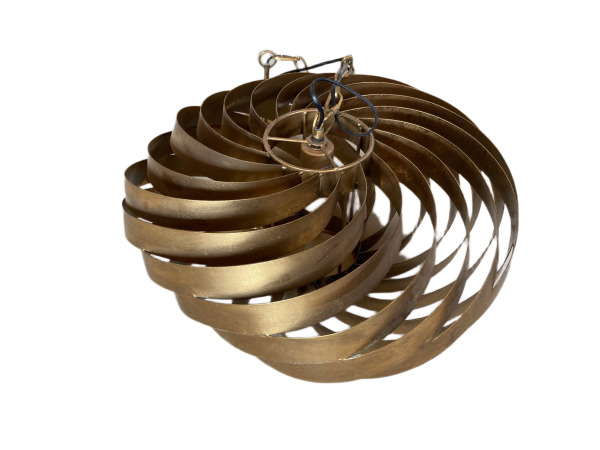 Plafondlamp 'messing' Ø 50 cm – foto 3 – kavel bij XL Auctions