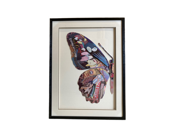 3D schilderij 'Vlinder' links – kavel bij XL Auctions