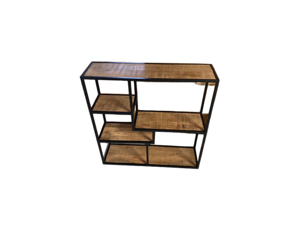 Wandschap Mango hout – foto 2 – kavel bij XL Auctions