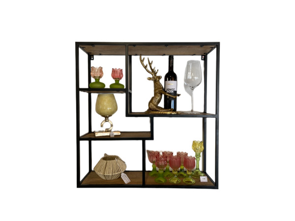 Wandschap Mango hout – foto 3 – kavel bij XL Auctions