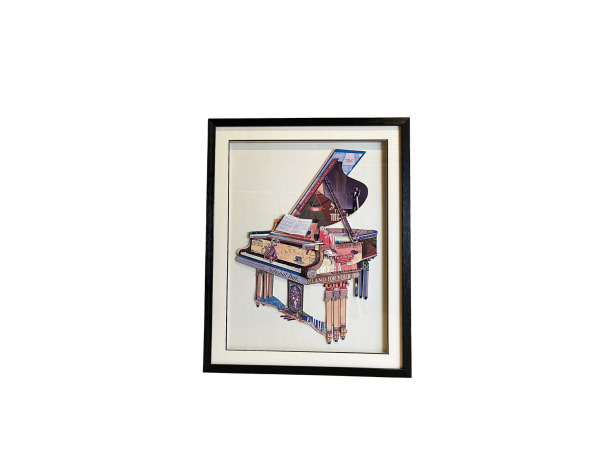 3D schilderij 'Piano' – kavel bij XL Auctions