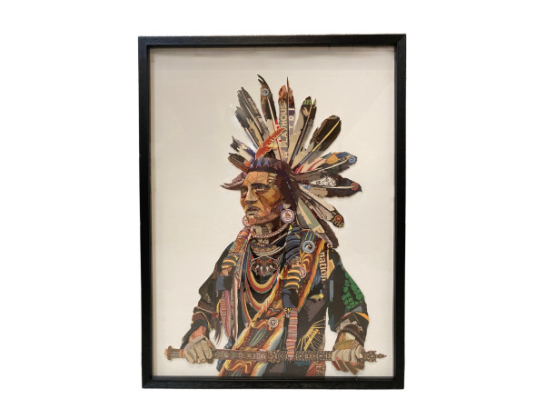 3D schilderij "Indianenman" – kavel bij XL Auctions
