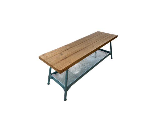 Tafelbankje Retro Industrieel Design 120 x 38 cm – foto 3 – kavel bij XL Auctions