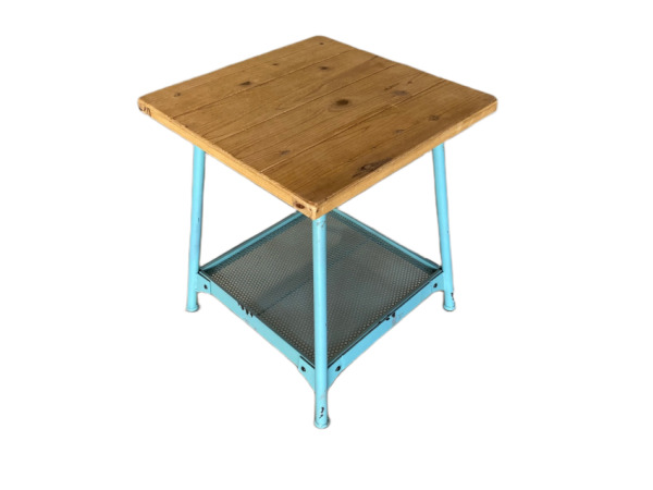 Tafelbankje Retro Industrieel Design 50 x 50 cm – kavel bij XL Auctions