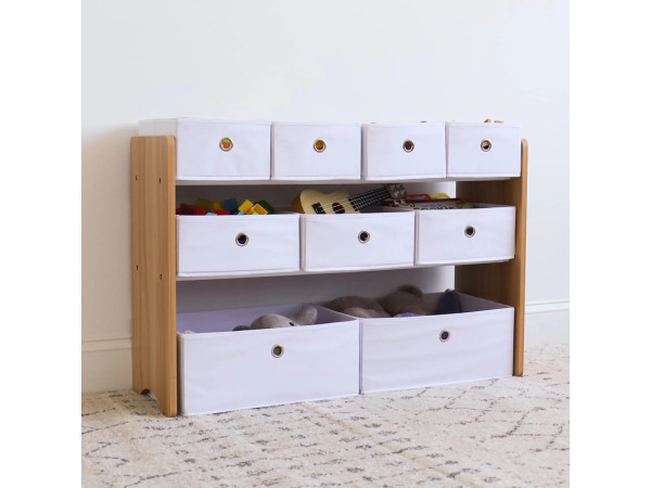 Journey Kinderspeelgoed Organizer 9 Vouwbare Stofbakken – foto 4 – kavel bij XL Auctions