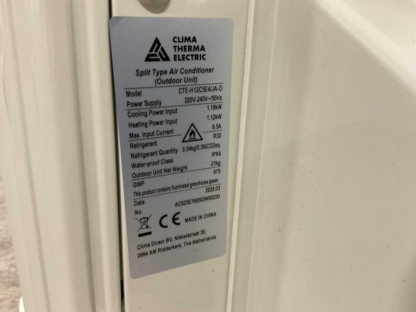 Airco split 3,5kW met wifi 12.000 BTU tot 35m² – foto 7 – kavel bij XL Auctions