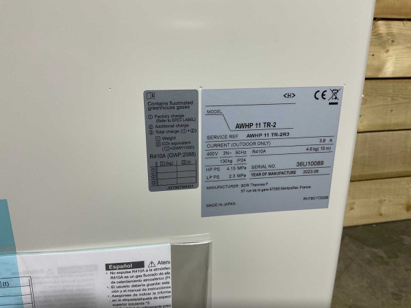 lucht/water-warmtepomp 11kW BLW Split (c) – foto 6 – kavel bij XL Auctions