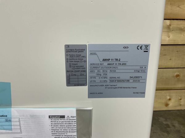 lucht/water-warmtepomp 11kW BLW Split C met verwarmelement – foto 4 – kavel bij XL Auctions