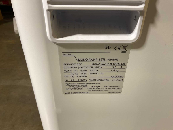 lucht/water-warmtepomp 8kW BLW Mono – foto 5 – kavel bij XL Auctions