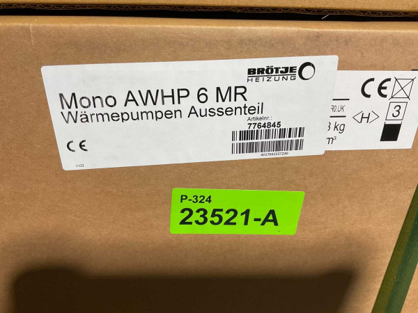 lucht/water-warmtepomp 6kW BLW Mono met verwarmelement – foto 7 – kavel bij XL Auctions
