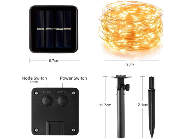 Solar verlichting - 20 meter – foto 2 – kavel bij XL Auctions