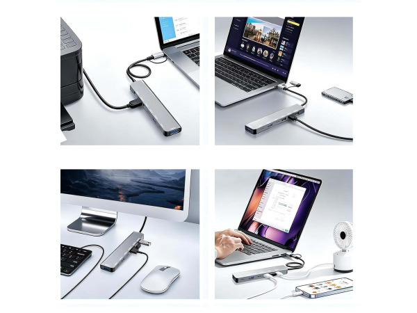 7 in 1 hub - USB-A en USB-C – foto 6 – kavel bij XL Auctions