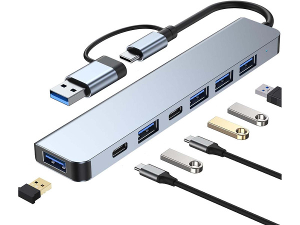 7 in 1 hub - USB-A en USB-C – foto 7 – kavel bij XL Auctions